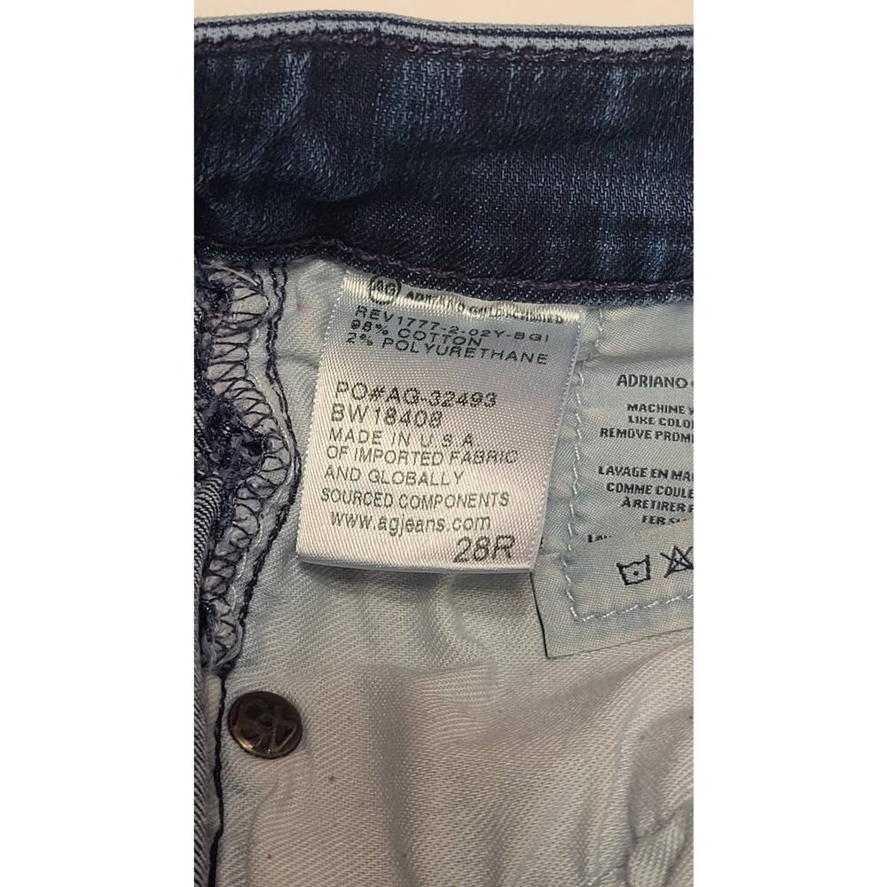 Adriano Goldschmied AG Farrah skinny ankle high rise jeans women's 28R - Picture 4 of 8